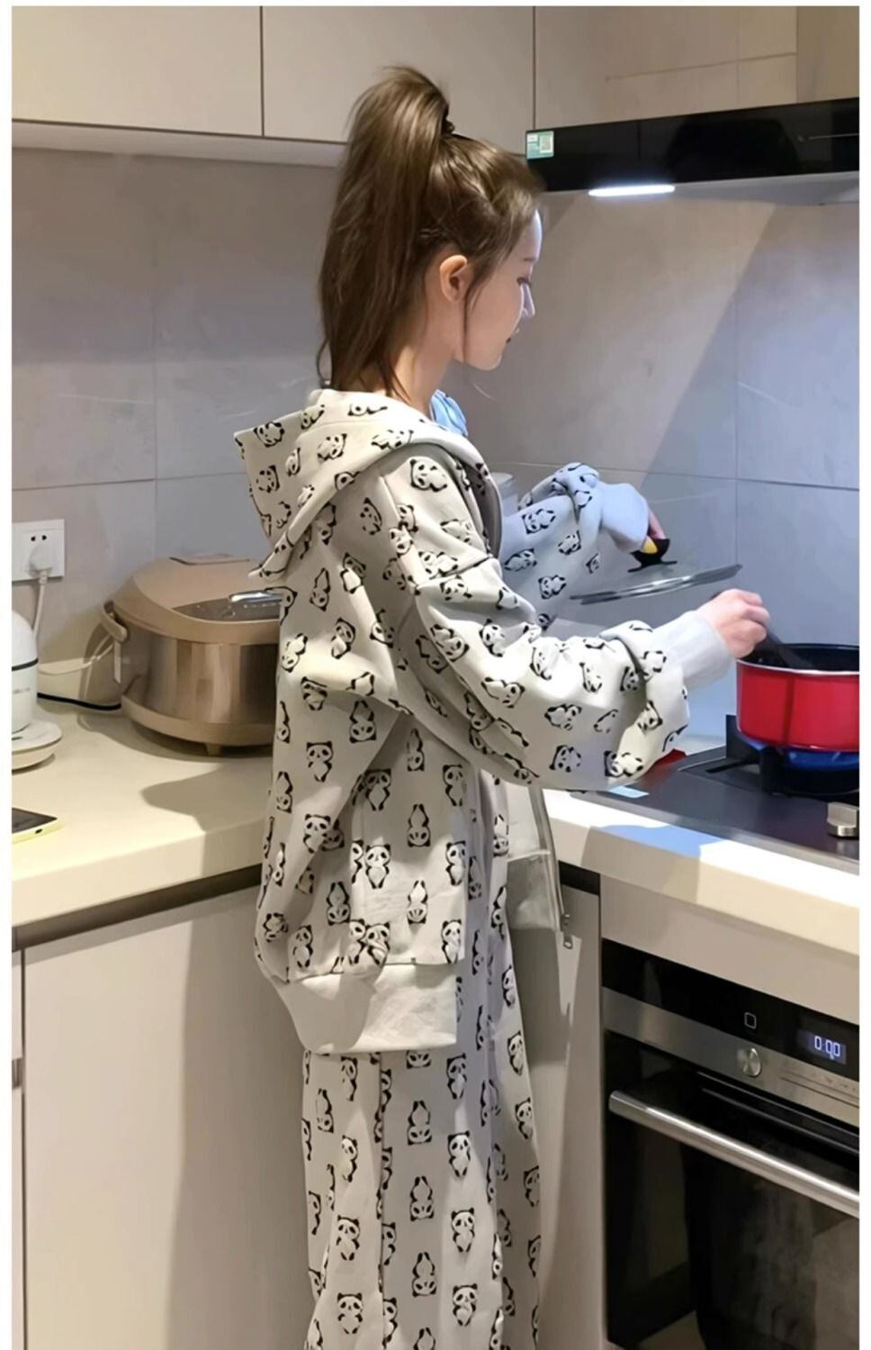 好感度UP 着心地良い おしゃれ度高め トップス+パンツセット E-10791