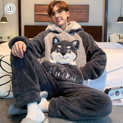 売り切れ必至 肌触り抜群 スタイルアップ効果抜群 3種選択 サンゴフリース パジャマ E-9796