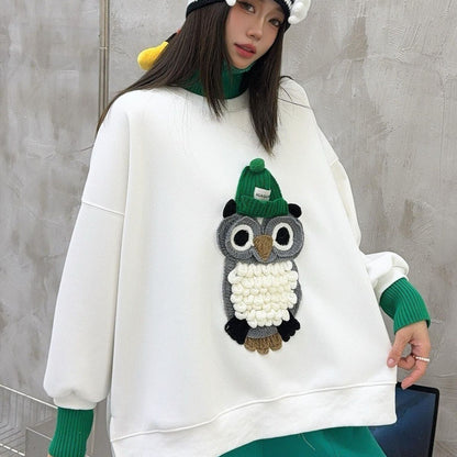 着回し力抜群　絶対流行  個性的なデザイン トレンドアイテム 2色選択 スウェットE-12316