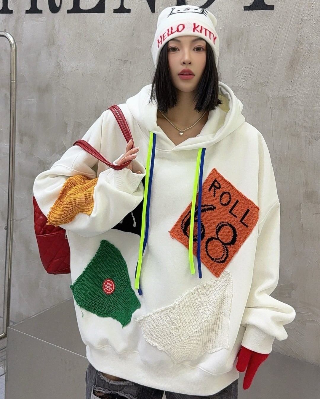 着回し力抜群 アバンギャルド ファッション カジュアル   2色 スウェット E-12211