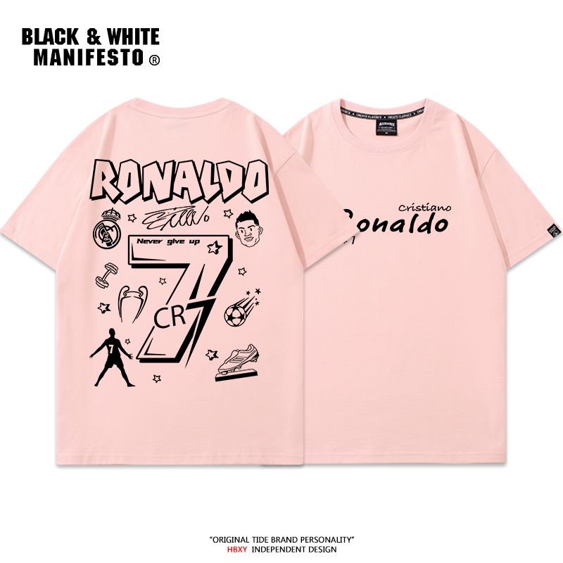 早い者勝ち 絶対欲しい  おすすめ プリントロゴ 半袖 Tシャツ-A2477