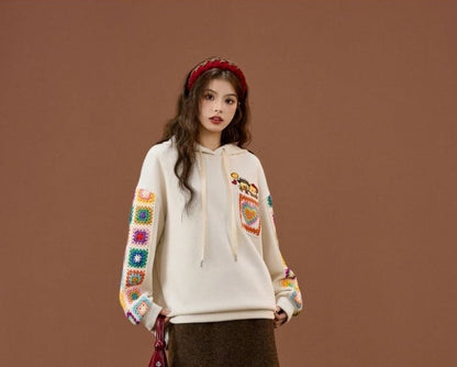 おすすめ 美人度アップ 個性的なデザイン トレンドアイテム  パーカー E-12300