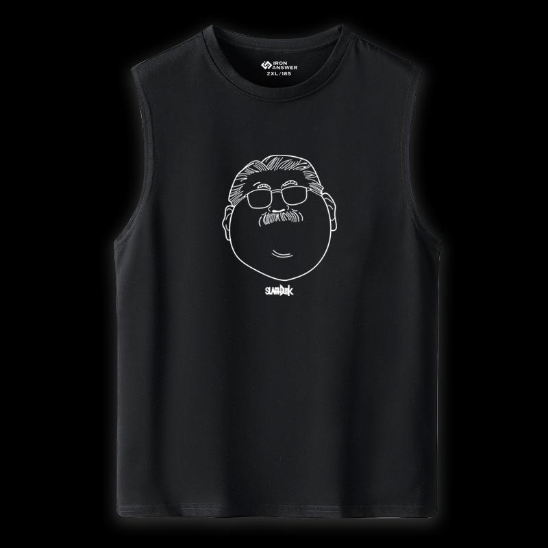 売れ筋　美人度アップ 　おすすめ プリントロゴ 袖なし Tシャツ-A2664