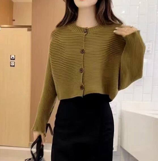 今季マストバイ 気質アップ 定番シンプル 8色選択 ニットトップスE-9607