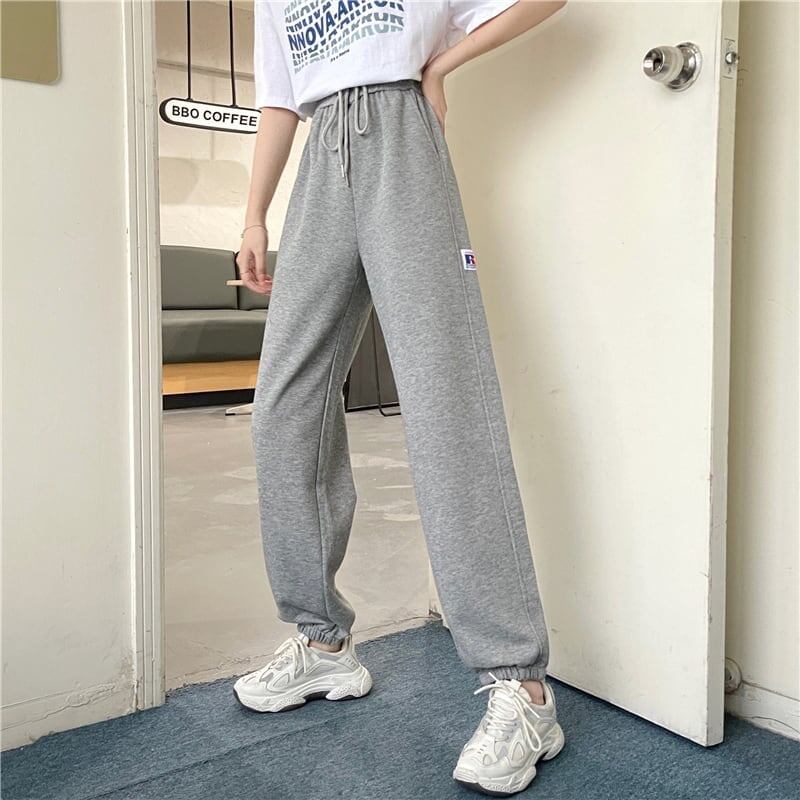 カジュアル 3色選択可 着心地抜群 ハイウエスト パンツ ボトムスE-3799