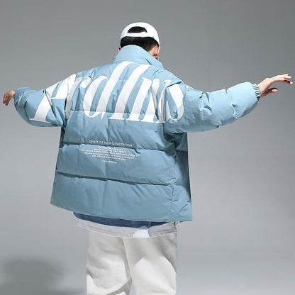 絶対流行 海外トレンド シンプル ダウンジャケットE-5893