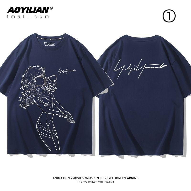 売り切れ必至　着回し力抜群　おすすめ プリントロゴ 半袖 Tシャツ-A2531