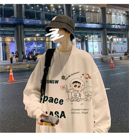 【裏起毛】大活躍 スウェット全3色 英字ロゴ 男女兼用E-4631