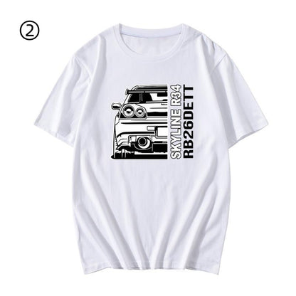 超人気　ファッション プリントロゴ 半袖 Tシャツ-A2426