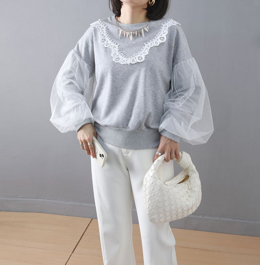 大人可愛い 早い者勝ち 絶対流行 カジュアル 2色選択 スウェットE-10974