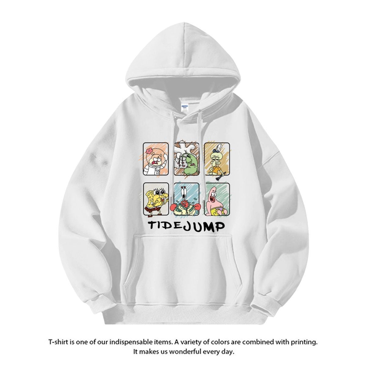 【人気急上昇中！】質感のいい ビッグロゴ 男女兼用 6色展開 フード付きパーカ ーE-12633