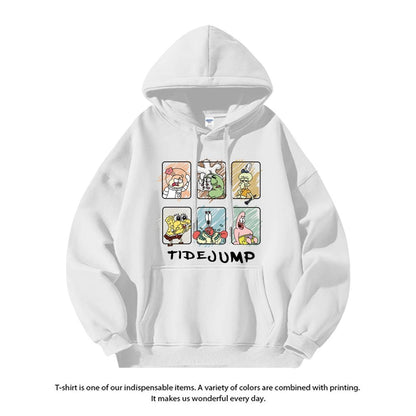 【人気急上昇中！】質感のいい ビッグロゴ 男女兼用 6色展開 フード付きパーカ ーE-12633