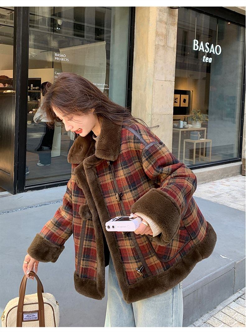 優しい雰囲気 海外トレンド上質 ファッション 2色 ダウンジャケット E-10324