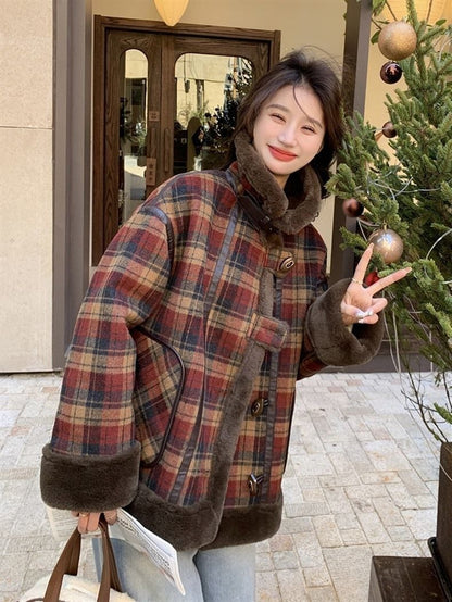 好感度UP 優しい雰囲気 海外トレンド上質 ファッション 2色 ダウンジャケット E-12317