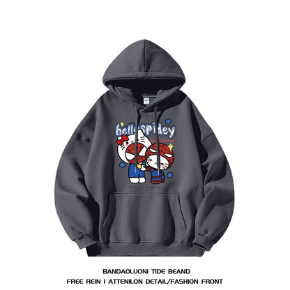 【人気商品再入荷】おすすめ プリントロゴ 男女兼用 6色展開 フード付きパーカ ーE-12644