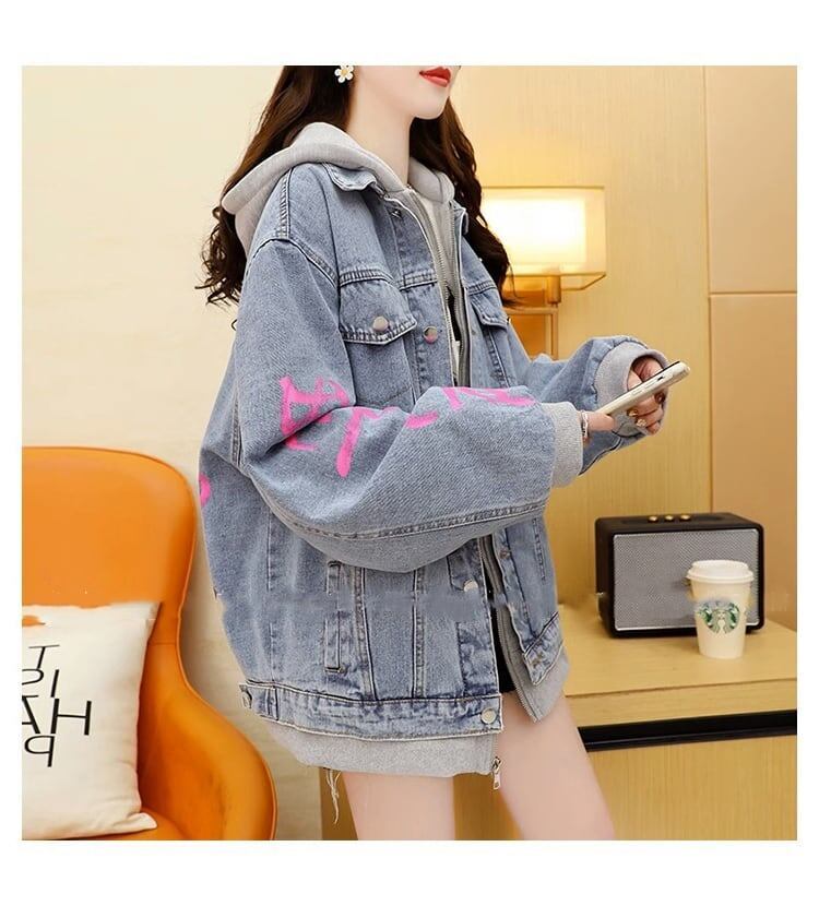 【裏起毛】絶対流行 ラムスキン ファッション デニムジャケットE-5703