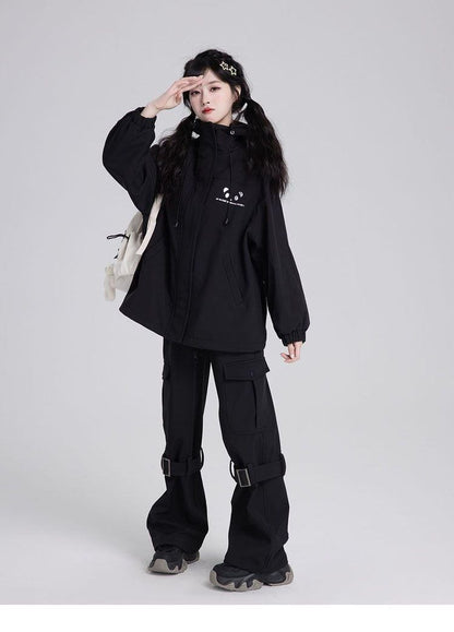 超人気商品 マウンテンジャケット全2色 パンダロゴ 男女兼用 コート E-4794