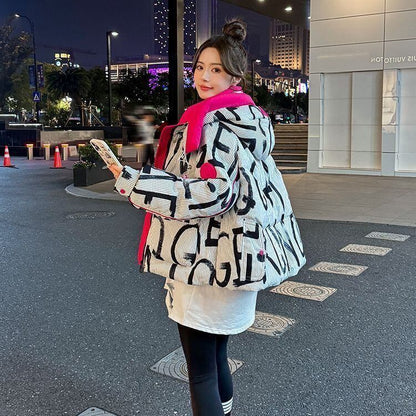 高級感溢れる スタイルアップ 美感いっぱい 2色選択 ダウンジャケットE-10592