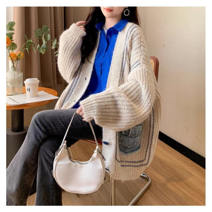 好感度UP 目を奪われる 流行新作 個性的なデザイン 2色選択 ニットトップスE-9721