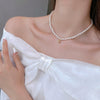 レトロ 美人度アップ ファッション ネックレス アクセサリー＜ins-3283＞
