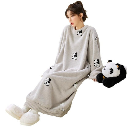 超人気 スウィート キュート 着心地良い 綿ラミネート ホームウェア パジャマE-10008