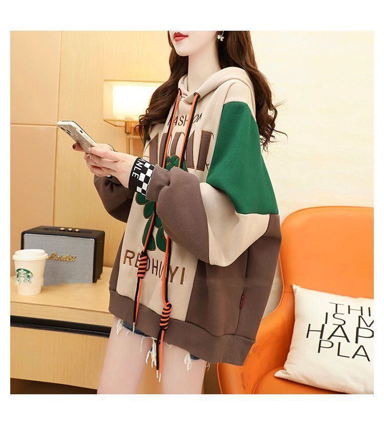 【裏起毛】 ファッション 超人気 個性派パーカーE-6370