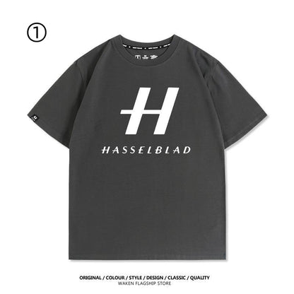大人可愛い おすすめ プリントロゴ　半袖 Tシャツ-A2372