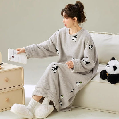 超人気 スウィート キュート 着心地良い 綿ラミネート ホームウェア パジャマE-10008