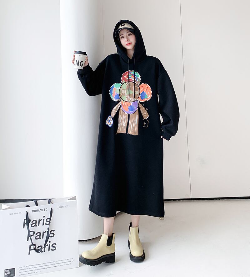 【裏起毛】ファッション 2色 プラスベルベット 長袖 ニット セーター E-10208