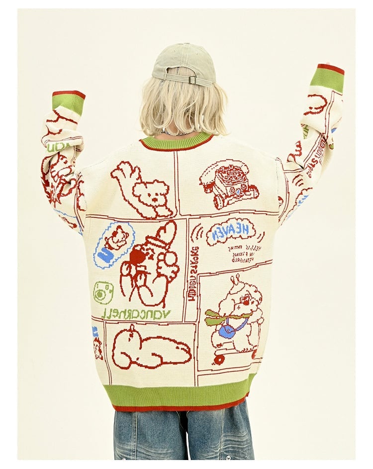 早い者勝ち ラウンドネック 個性派 スウェットE-10119