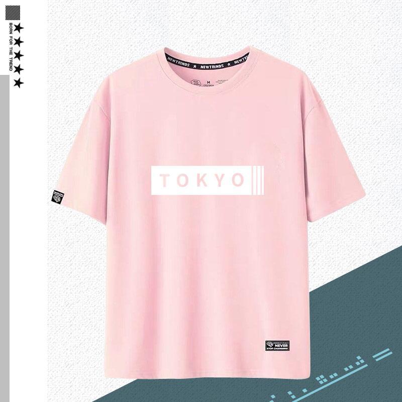 主役級 好感度UP  売れ筋   おすすめ プリントロゴ 半袖 Tシャツ-A2521