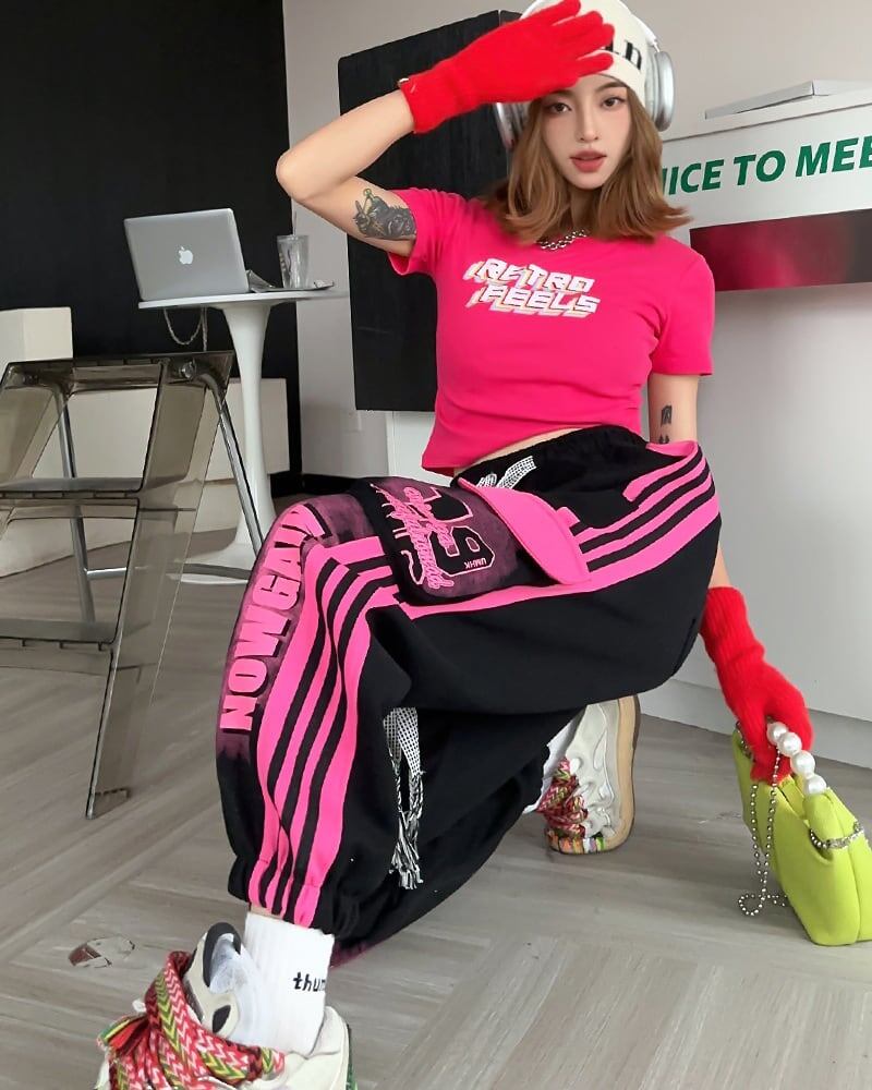 激売れ中 3色選択可 理想的 ストライプ パンツ ボトムス E-6050