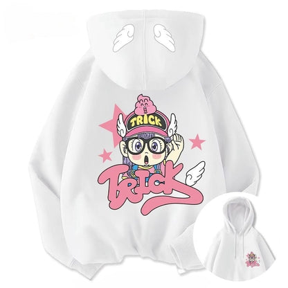 【裏起毛】おすすめ キュート カジュアル 個性派 パーカーE-6321