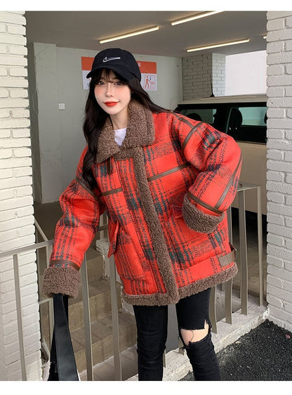 売り切れ必至 レトロ ファッション 知的 コート 3色 E-5585