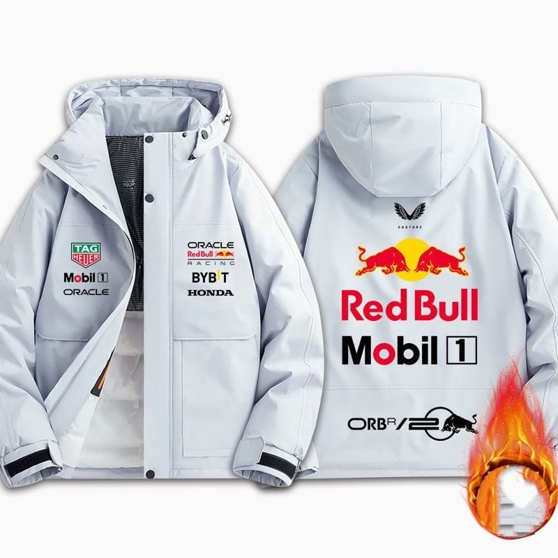 カジュアル  防寒  撥水加工 バックビッグロゴ 男女兼用 3色展開 フード付き中綿ジャケット E-12887