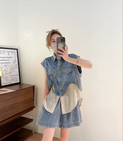 今季マストバイ ファッション 上品 半袖Ｔシャツⅹパンツセット <ins-6575>
