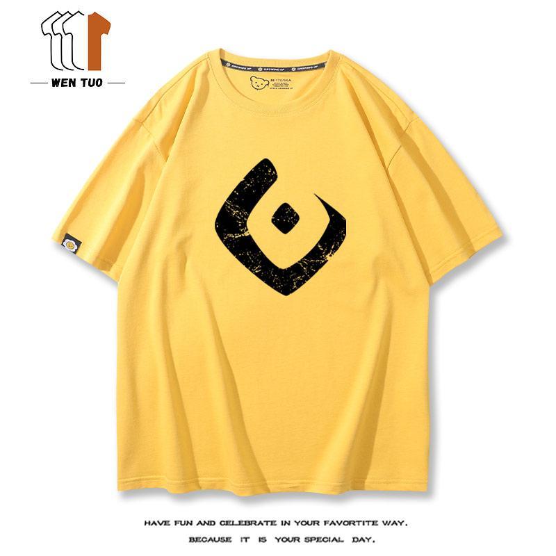好感度UP  売れ筋   おすすめ プリントロゴ 半袖 Tシャツ-A2504