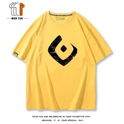 好感度UP  売れ筋   おすすめ プリントロゴ 半袖 Tシャツ-A2504