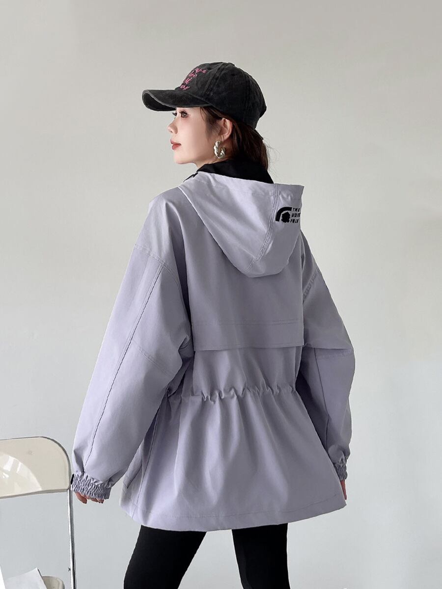 新作 ファッション 今季マストバイ スタイルアップ 3色選択 フード付きジッパーコート E-9760