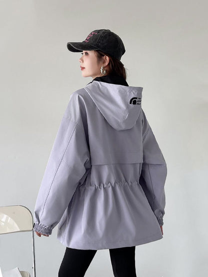 新作 ファッション 今季マストバイ スタイルアップ 3色選択 フード付きジッパーコート E-9760