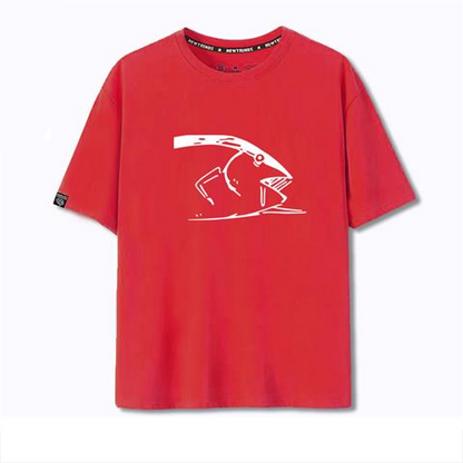 大活躍  おすすめ プリントロゴ 半袖 Tシャツ-A2648