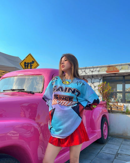 存在感抜群 個性的なデザイン トレンドアイテム カジュアル 全2色 パーカーE-9621