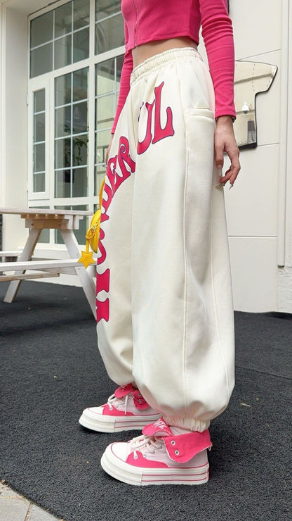 デザイン オシャレ 切り替え 4色 スウェット パンツ E-12210