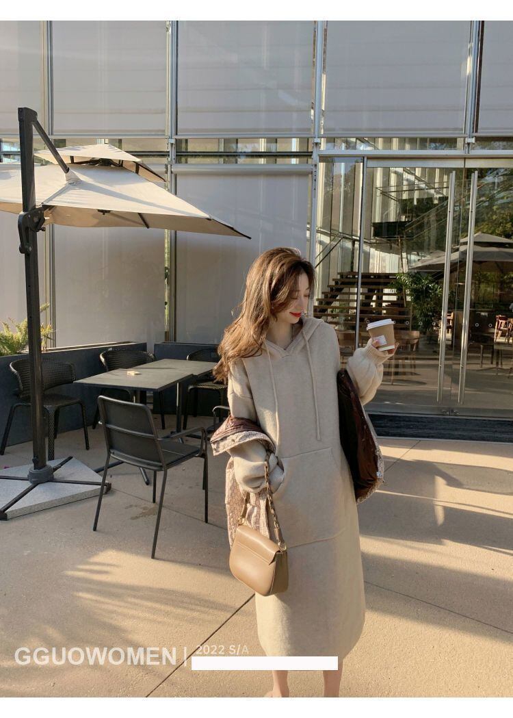 美人度アップ 4色 プラスベルベット 長袖 ニット セーター E-10217