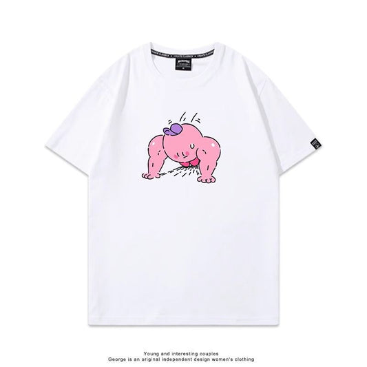 今季マストバイ 売れ筋   おすすめ プリントロゴ 半袖 Tシャツ-A2619