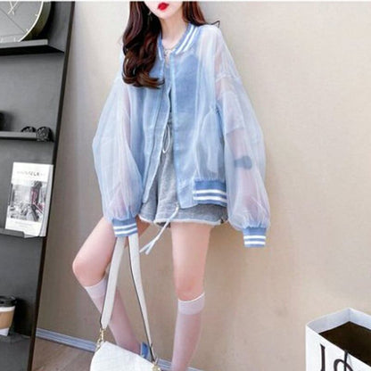 【ランキングNO.4】カジュアル UV対策 UVカット 透け感 日焼け対策 3色選択可 シャツE-3148