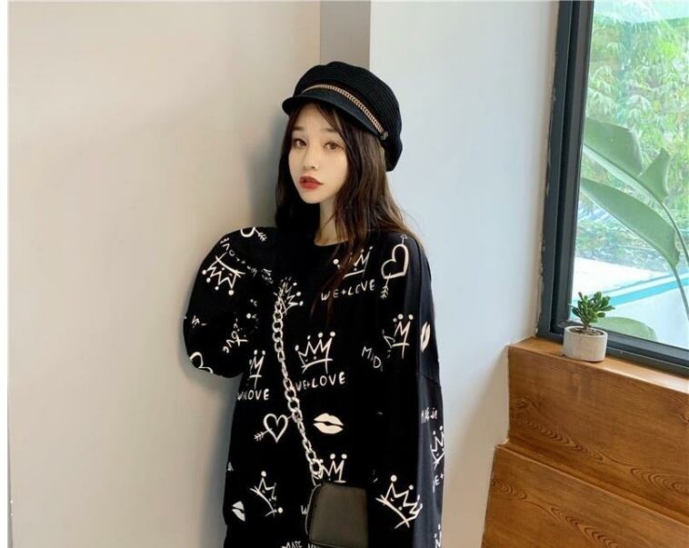 話題沸騰中 早い者勝ち 絶対流行 カジュアル 2色選択 スウェットE-10859