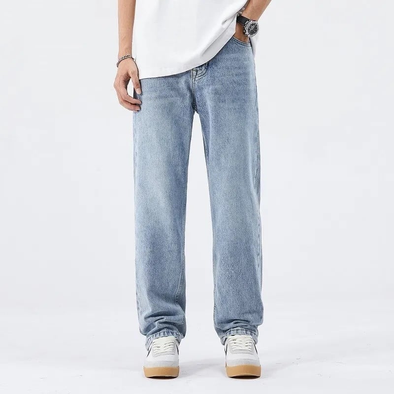 取り入れたい  売り切れ必至 着回し力抜群 デニム ワイドパンツE-12553