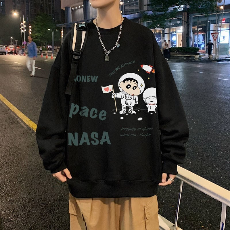 【裏起毛】大活躍 スウェット全3色 英字ロゴ 男女兼用E-4631