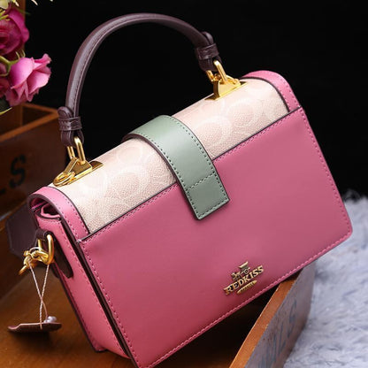 おしゃれ度高め  デザイン性抜群  カラーマッチング ランクアップさせ ショルダーバッグ メッセンジャーバッグiEf-9816